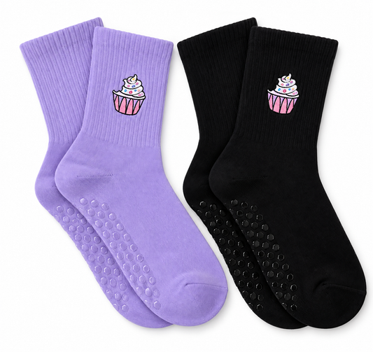 Cupcake Collection Grip Socks