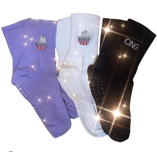 Cupcake Collection Grip Socks