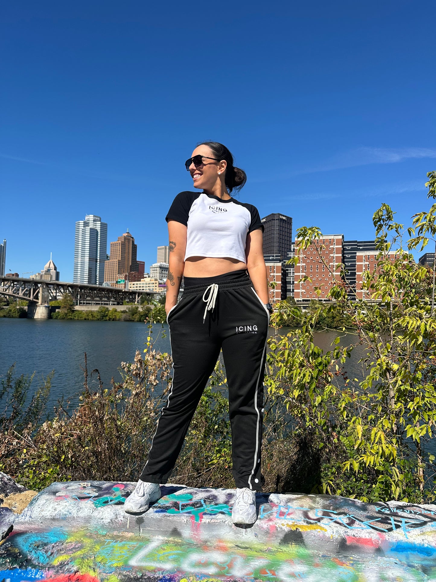 ICING Collection Women's Crop Baby Tee