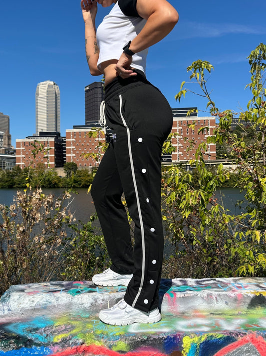 ICING Collection Unisex Snap Button Track Pants