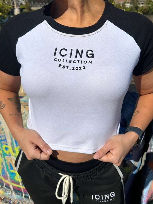 ICING Collection Women's Crop Baby Tee